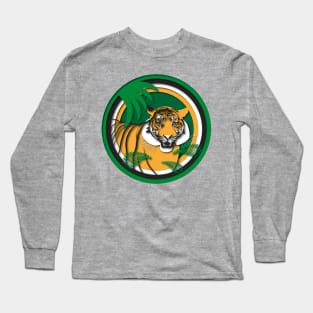 Paper Cutout Tiger Long Sleeve T-Shirt